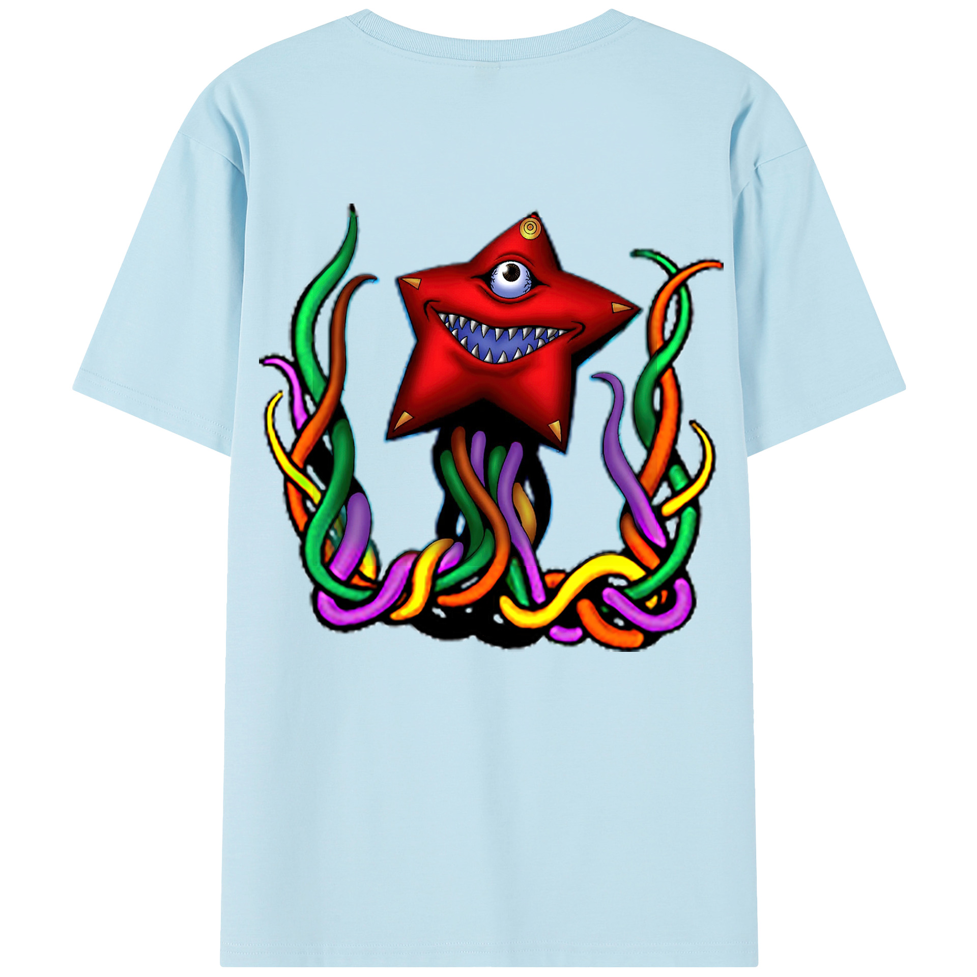 （画像用） 遊☆戯☆王 Yu-Gi-Oh! 綿100％半袖Tシャツ（背面プリント）